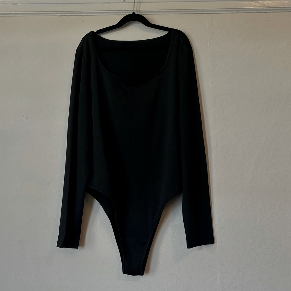 Black Bodysuit W/ Long Sleeves